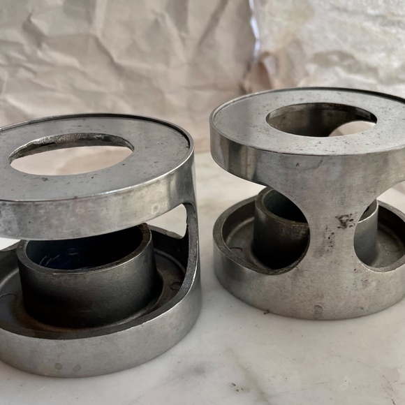 PEWTER Knobler Japan Votive Candle Holder/Warmer Mid-Century - Picture 5 of 10